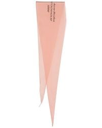 Acne Studios - Logo-Print Silk Scarf - Lyst