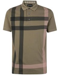 Barbour - Geruit Poloshirt - Lyst
