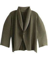 Issey Miyake - Soft Fold Pleated Jacket - Lyst