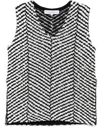 JW Anderson - Chevron-Knit Top - Lyst