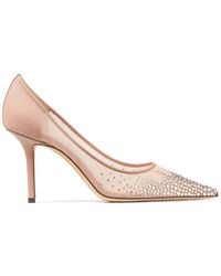 Jimmy Choo - Love Pumps Mit Kristallen 85Mm - Lyst