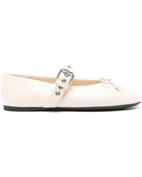 Miu Miu - Ballerines Texturées - Lyst