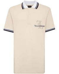Billionaire - Polo en coton à logo brodé - Lyst
