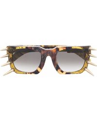 Kuboraum - Tortoiseshell Square-frame Sunglasses - Lyst