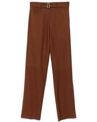 Lardini - Belted Trousers - Lyst