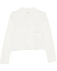 P.A.R.O.S.H. - Geknöpfter Cardigan Mit Klappentasche - Lyst