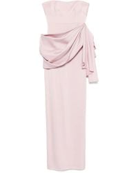 Alex Perry - Vestido palabra de honor largo - Lyst