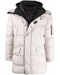 Moorer - Cappotto Imbottito Con Zip - Lyst