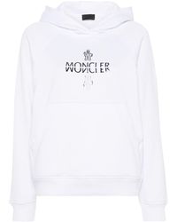 Moncler - Appliqué-logo Cotton Hoodie - Lyst