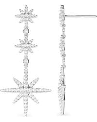 Apm Monaco - Boucles D'Oreilles Triple Météorites - Lyst