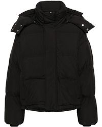 Ami Paris - Logo-appliqué Puffer Jacket - Lyst