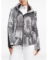 EA7 - Skijacke Mit Wirbel-Print - Lyst