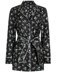 Dolce & Gabbana - Roses And Lilies Of The Valley-Print Twill Shirt - Lyst