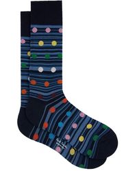 Paul Smith - Stripe-Dot Socks - Lyst