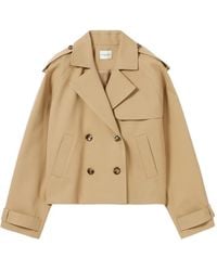 Claudie Pierlot - Cropped Trench Jacket - Lyst