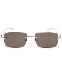 Gucci - Gafas de sol con montura rectangular - Lyst