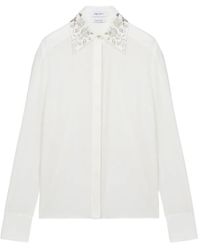 McQueen - Floral Embroidery Shirt - Lyst