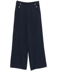 Maje - Pantalon En Lin Mélangé - Lyst