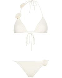 LaRevêche - Ashar Floral-appliqué Bikini Set - Lyst