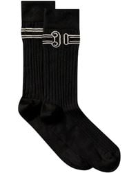 Aries - Chaussettes Column En Maille Côtelée - Lyst