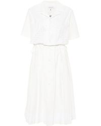 Marine Serre - Guipure-lace Cotton Dress - Lyst