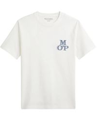 Marc O' Polo - Logo-Embroidered Crew Neck T-Shirt - Lyst