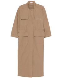 Brunello Cucinelli - Flap-Pocket Maxi Dress - Lyst