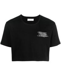 Societe Anonyme - Camiseta corta con número estampado - Lyst