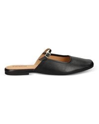 Psophia - Buckle-Strap Leather Ballet Flats - Lyst