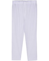 Homme Plissé Issey Miyake - Pantaloni Mc February Con Pieghe - Lyst
