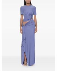 Christopher Esber - Cascade Maxi-Rok Met Gesp - Lyst