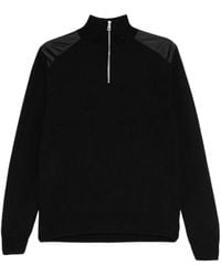 Les Hommes - Sudadera Con Media Cremallera - Lyst
