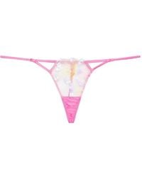 Fleur du Mal - Hibiscus Sequin G-String - Lyst