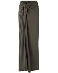Soeur - Knot Draped Asymmetric Skirt - Lyst
