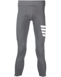 Thom Browne - 4-Bar Stripe Lightweight Compression Tights - Lyst