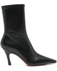 AMINA MUADDI - Jamie Leather Boots - Lyst