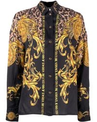 Versace - Camicia Barocco con stampa - Lyst