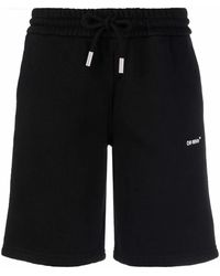 Off-White c/o Virgil Abloh - Diag-Stripe Print Track Shorts - Lyst
