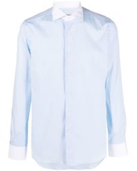 Canali - Camisa con diseño colour block - Lyst