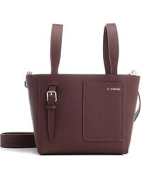 Valextra - Mini Leather Bucket Bag - Lyst