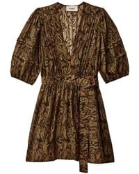 Ba&sh - Theodora Paisley-Print Mini Dress - Lyst