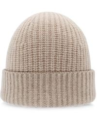 EMERSON RENALDI - Waffle-Knit Turn-Up Brim Beanie Hat - Lyst