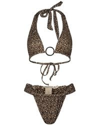 Paramidonna - Mirla Bikini Met Luipaardprint - Lyst