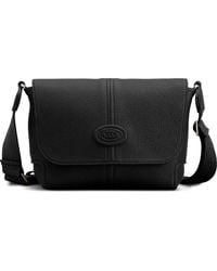 Tod's - Schultertasche Mit Logo-Patch - Lyst