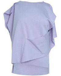CFCL - Ac Milan Asymmetric Draped Top - Lyst