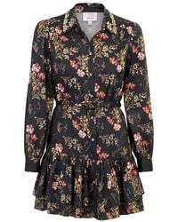 Cinq À Sept - Emilienne Love Letter Floral-Print Mini Dress - Lyst