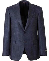 Canali - Single-Breasted Blazer - Lyst