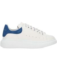 McQueen - スエードパネル レザースニーカー - Lyst