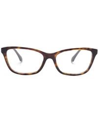Versace - Brille Mit Eckigem Gestell - Lyst