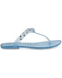 Kurt Geiger - Maddison T-Bar Slides - Lyst